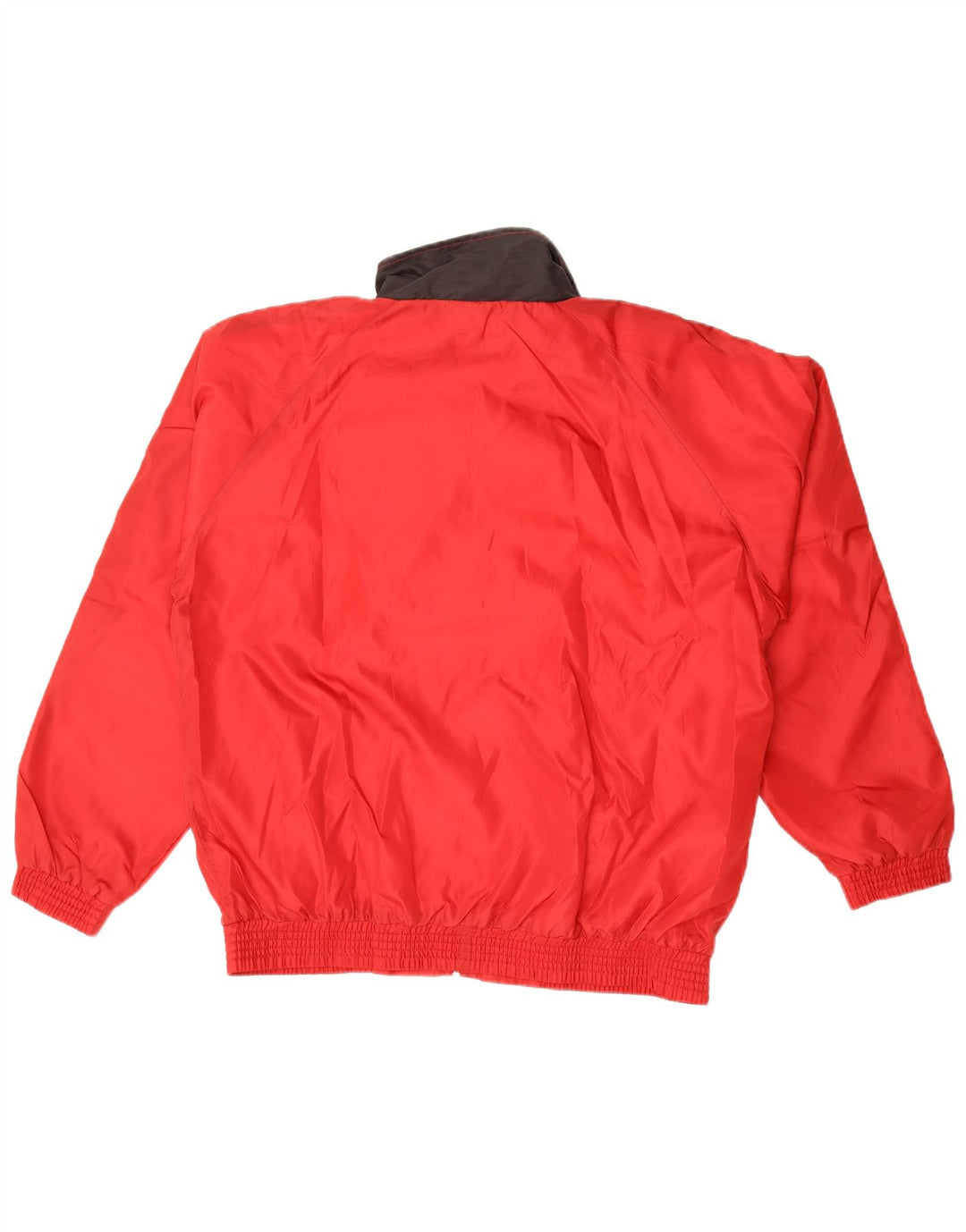 ALEX ATHLETICS  Mens Tracksuit Top Jacket XL Red Colourblock Polyester