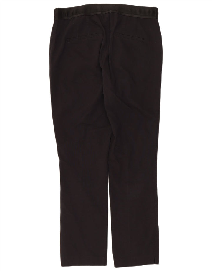 Pantaloni chino slim da donna Zara grandi W32 L27 cotone nero