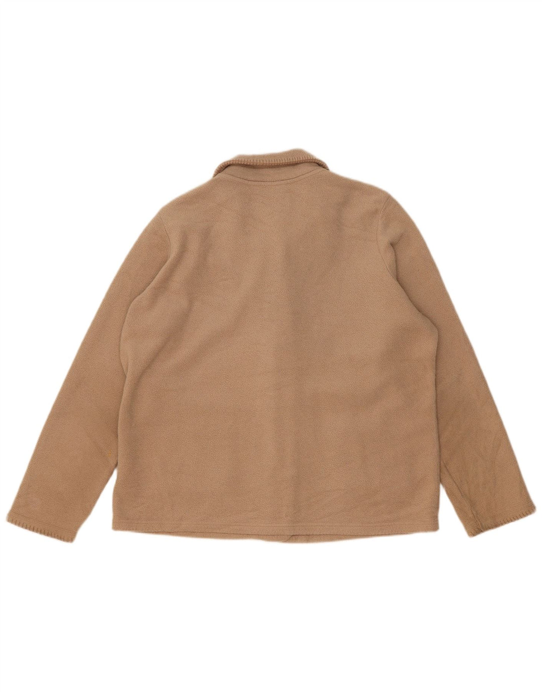Giacca in pile da donna Marks & Spencer UK 16 Large Beige Poliestere
