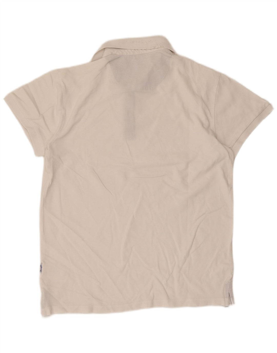 Polo WRANGLER da uomo vestibilità regolare in cotone bianco medio
