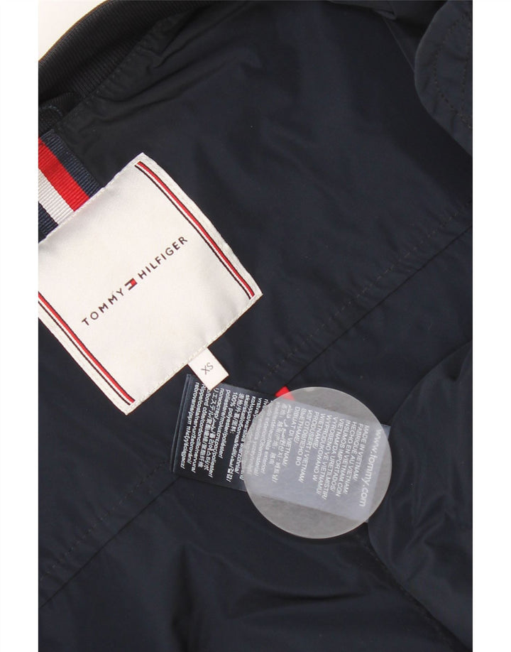 Tommy Hilfiger Donna Bomber Oversize UK 6 XS Blu Navy Colourblock