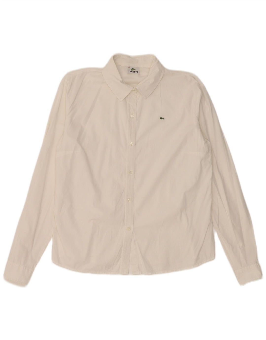 Camicia da donna Lacoste taglia 44 grande bianca