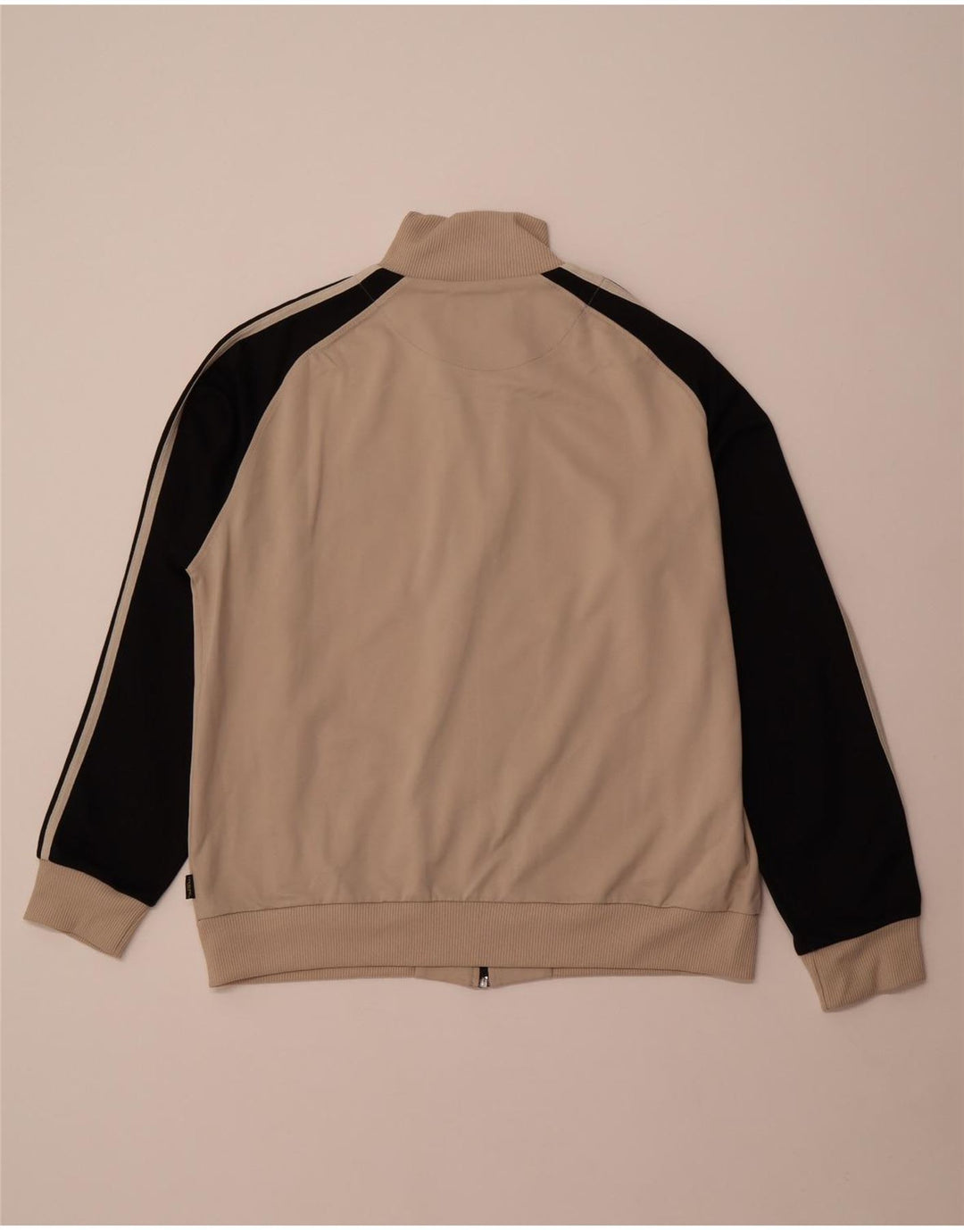 Giacca da tuta grafica da uomo MERC XL in cotone color block beige