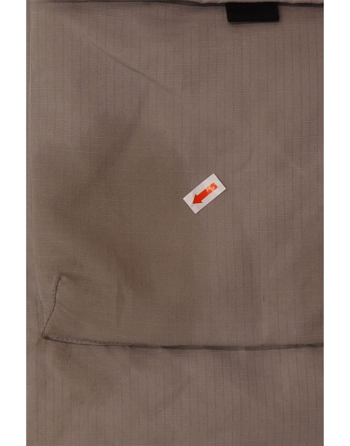 Giacca imbottita con cappuccio da uomo HOLLISTER UK 40 grande poliestere grigio