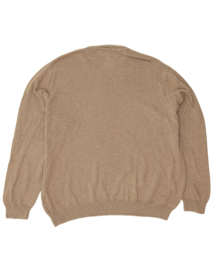 Maglione maglione girocollo da uomo Marks & Spencer 2XL cotone beige