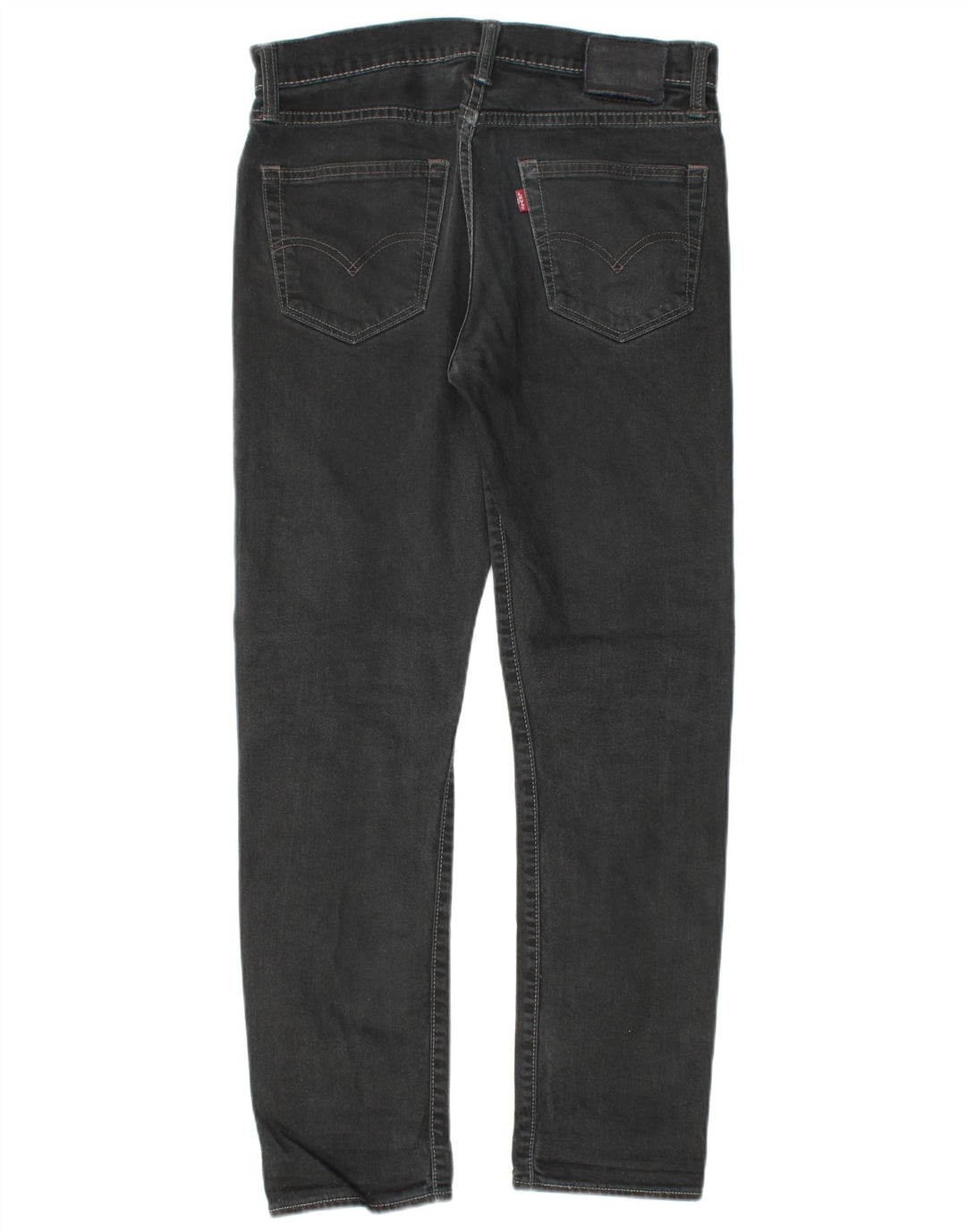 LEVI'S Jeans dritti da uomo 522 W30 L28 cotone nero