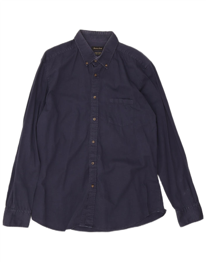 Camicia da uomo Massimo Dutti XL Blu navy