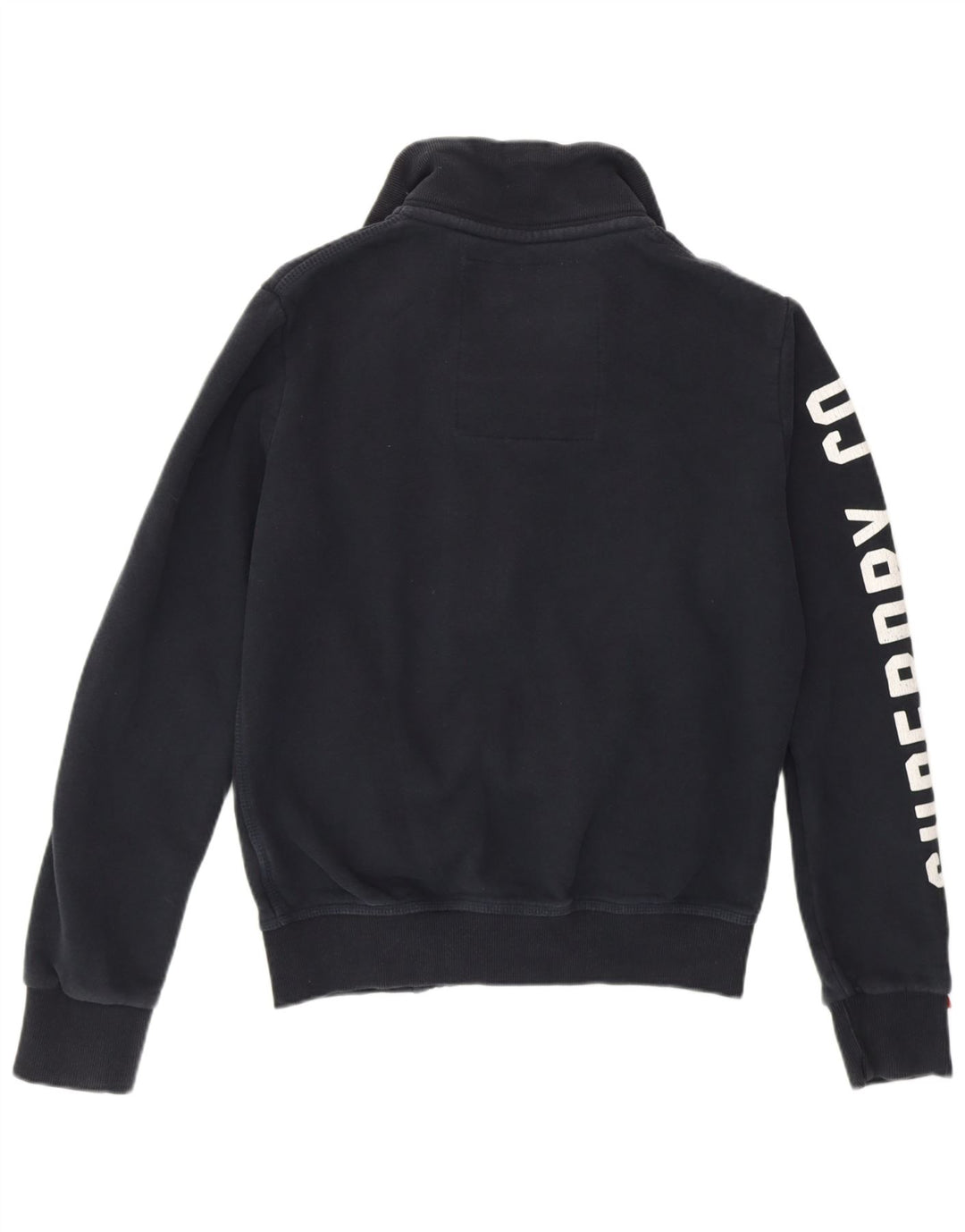 Felpa grafica da uomo SUPERDRY, piccola, in cotone blu navy