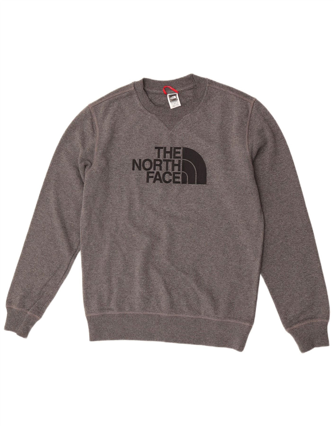 Felpa grafica da uomo The North Face Maglione piccolo cotone chiazzato grigio