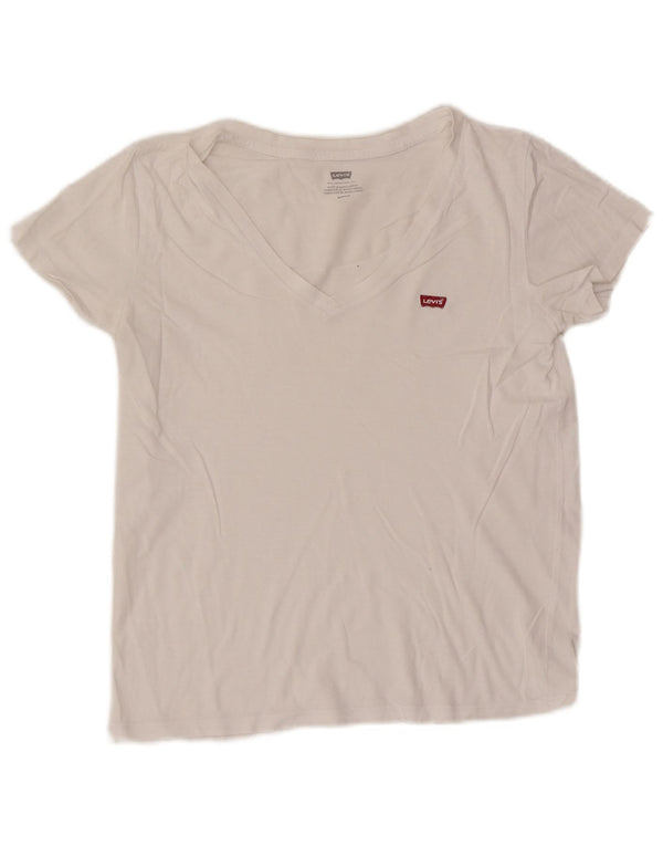 T-shirt da donna Levi's Top UK 10 piccola bianca