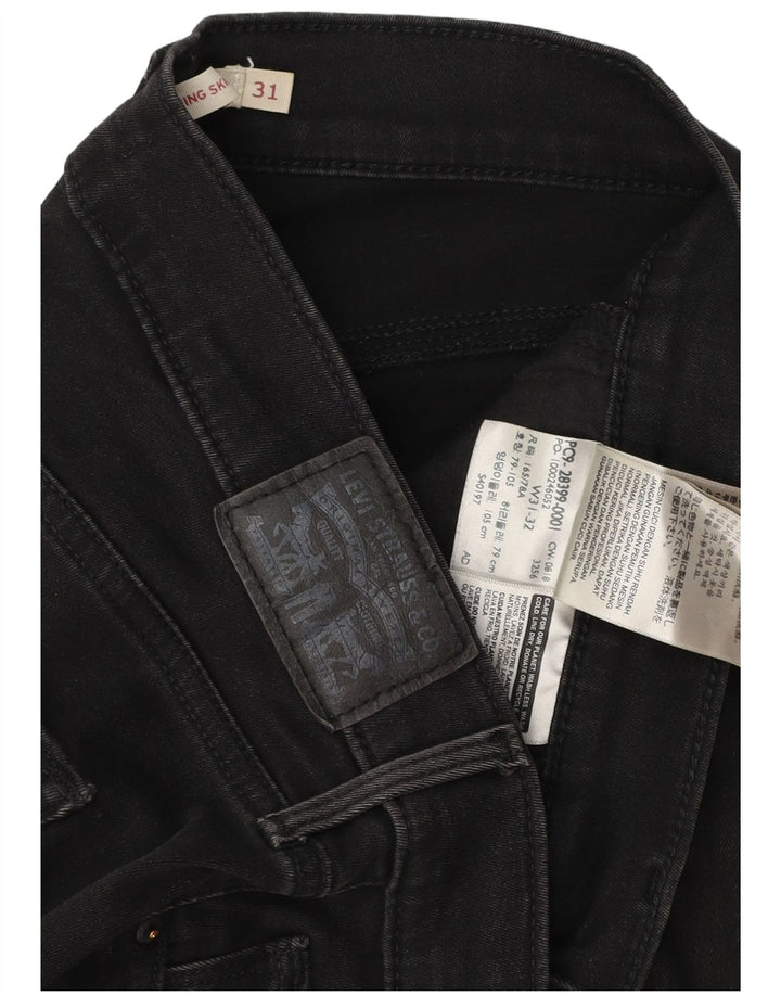 Jeans skinny dimagranti da donna Levi's W31 L32 cotone nero