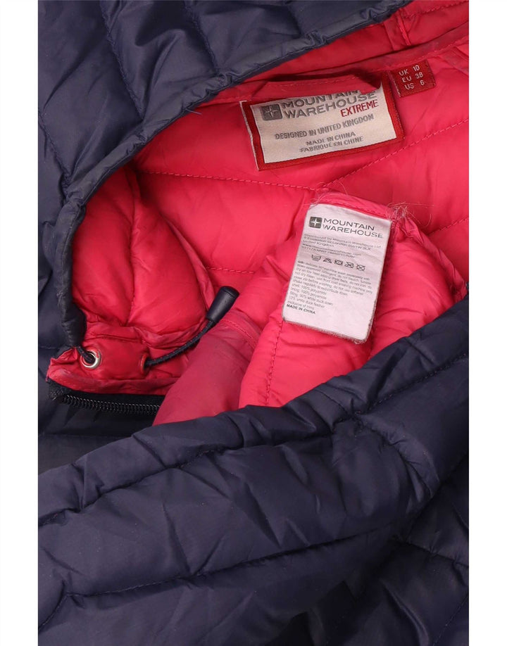 Giacca imbottita con cappuccio da donna Mountain Warehouse UK 10 Small Blu Navy
