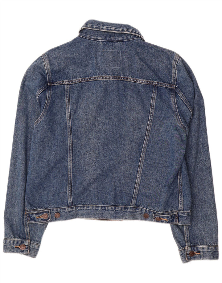 Giacca corta in denim da donna LEVI'S UK 16 grande blu