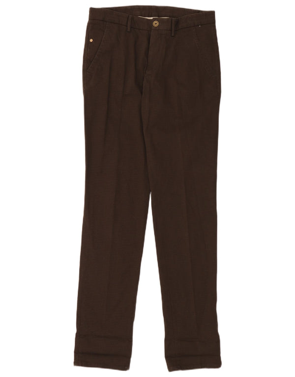 Pantaloni chino vestibilità casual da uomo Massimo Dutti EU 38 Small W30 L34 Marrone