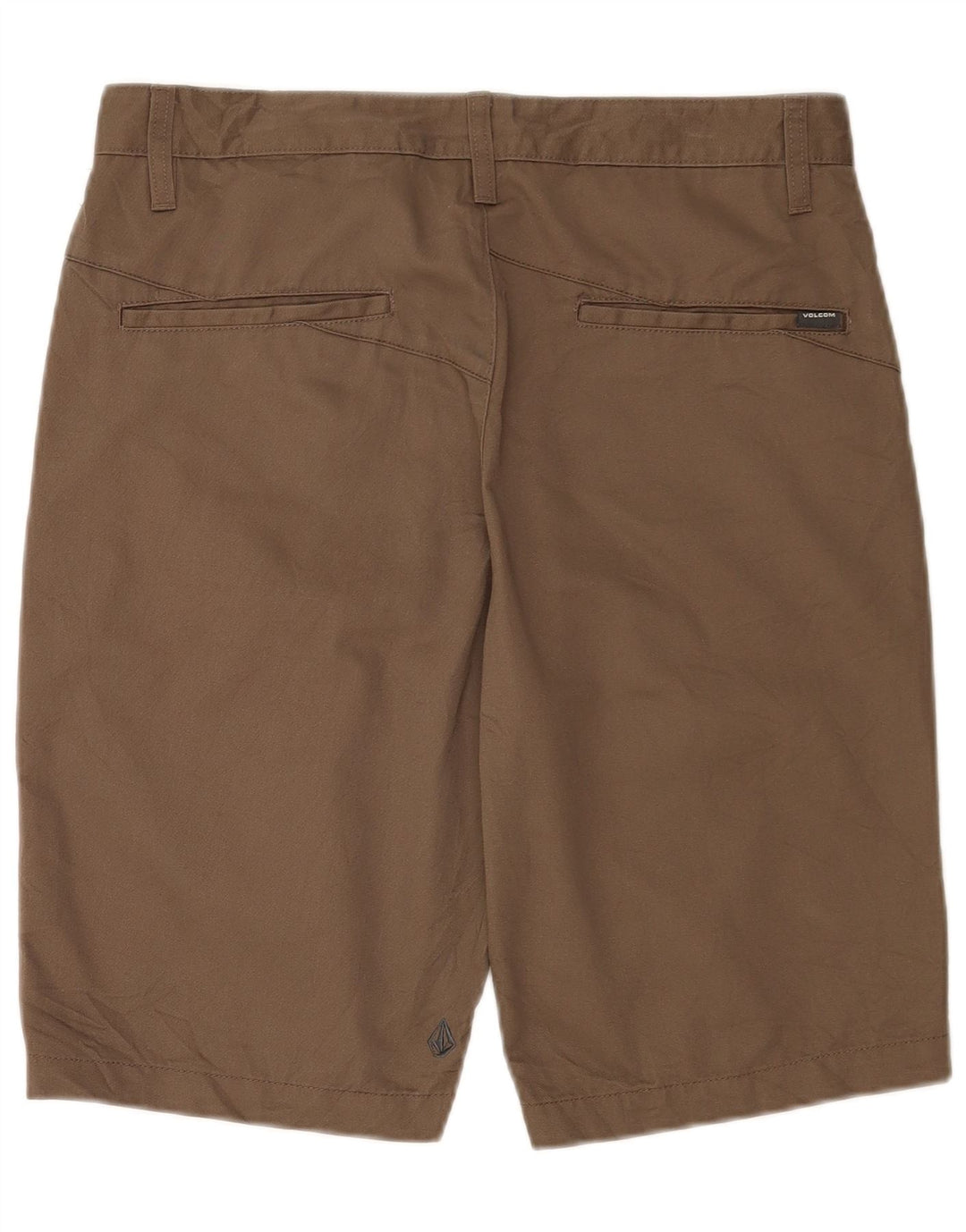 Pantaloncini chino da uomo Volcom W31 in cotone marrone medio