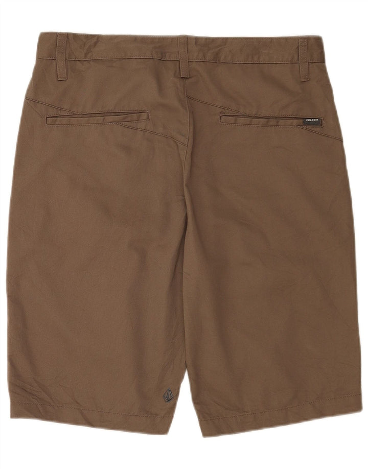Pantaloncini chino da uomo Volcom W31 in cotone marrone medio