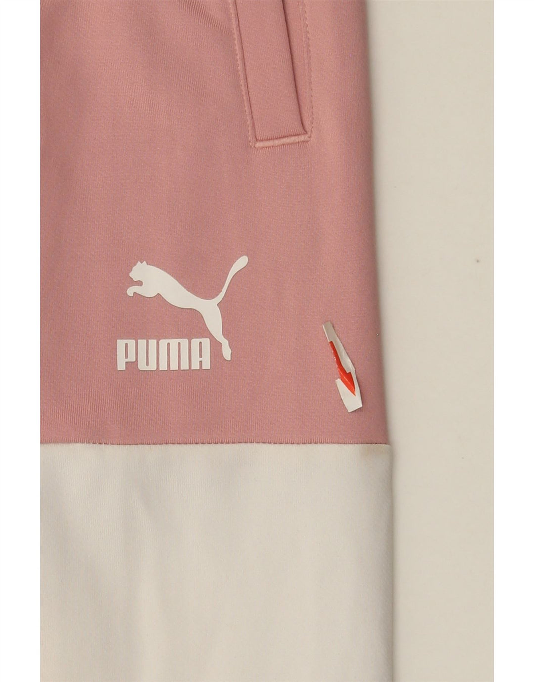 Pantaloni da tuta da donna Puma Joggers UK 14 Medium Pink Colourblock