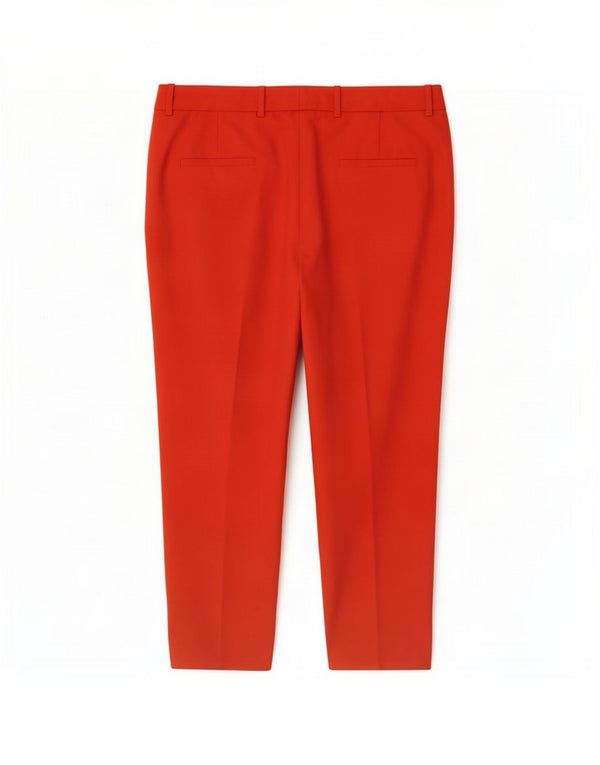 Pantaloni corti affusolati da donna Zara EU 42 Large W32 L24 Rossi