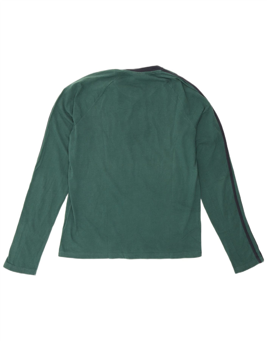 Converse Top grafico da uomo a maniche lunghe in cotone verde largo