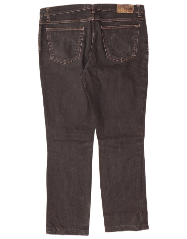 JUST CAVALLI Jeans dritti da donna W34 L27 cotone nero