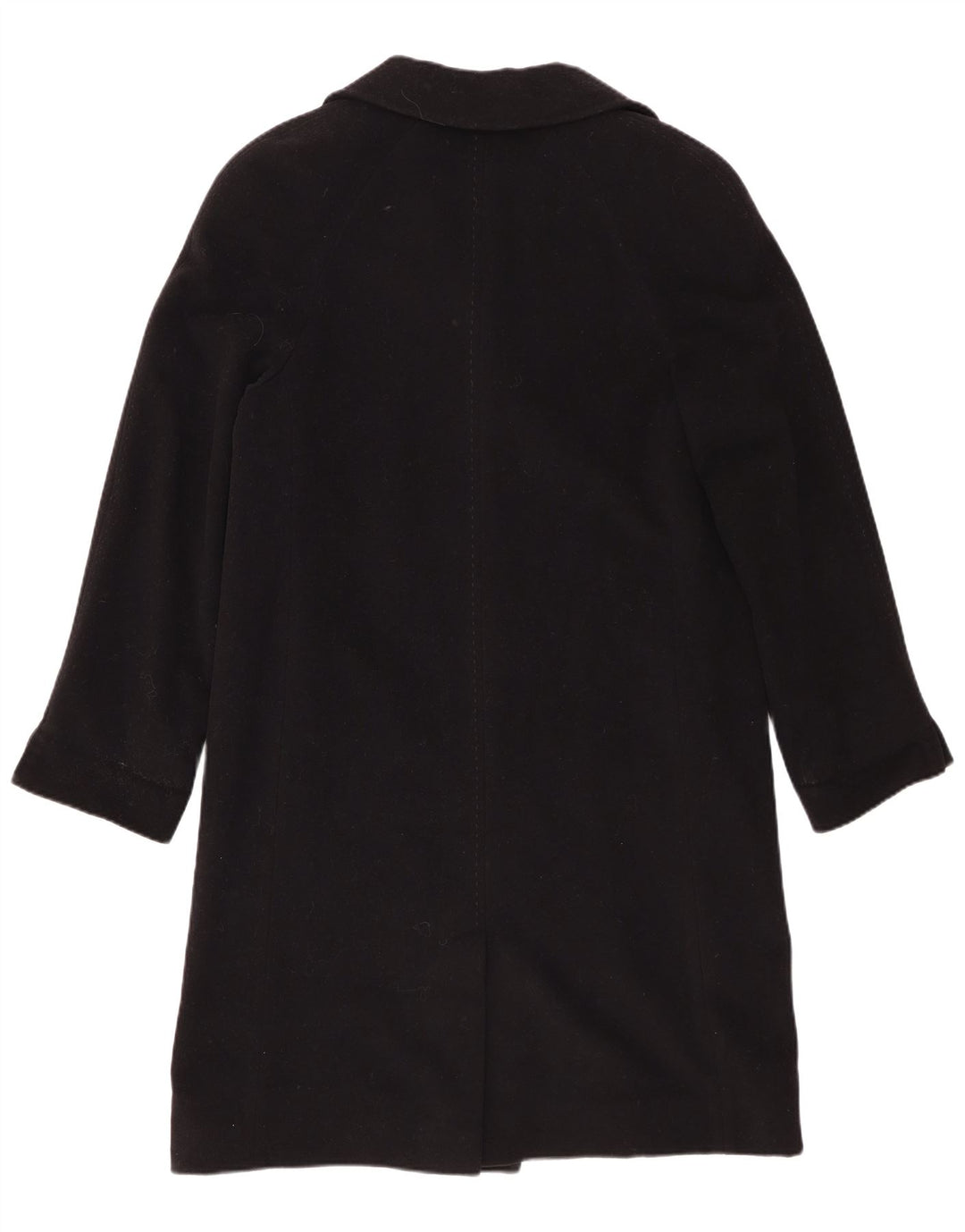 Cappotto Donna Franco Ancona IT 46 Large Nero Lana Vergine