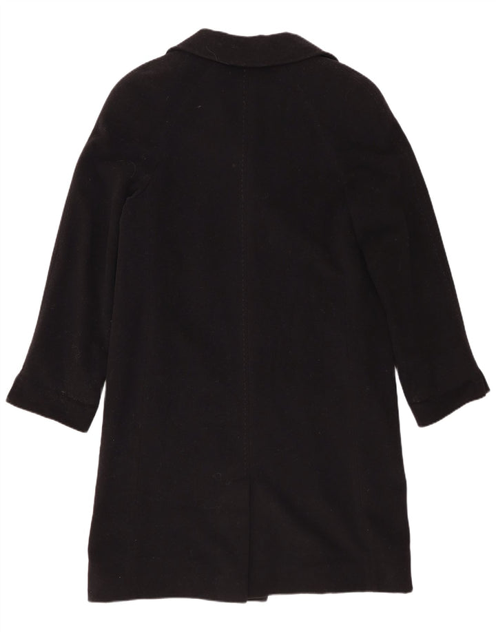 Cappotto Donna Franco Ancona IT 46 Large Nero Lana Vergine