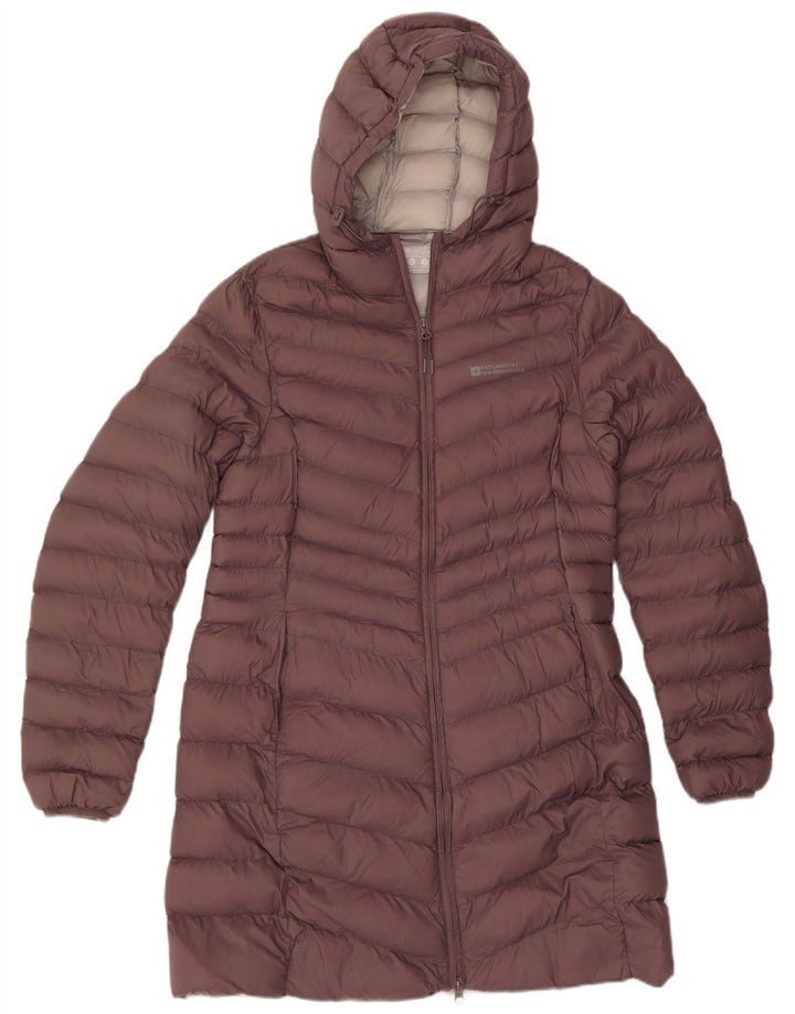 Cappotto imbottito con cappuccio da donna Mountain Warehouse UK 14 Poliammide marrone medio