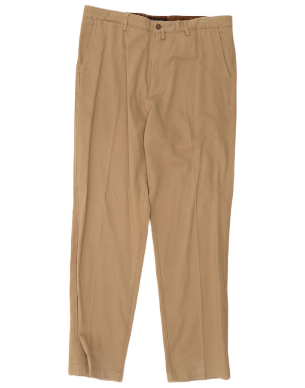 Pantaloni chino affusolati da uomo Marlboro Classics W38 L33 Beige