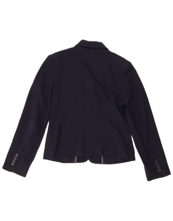 Giacca blazer a 2 bottoni Marks & Spencer da donna UK 12 medio blu navy