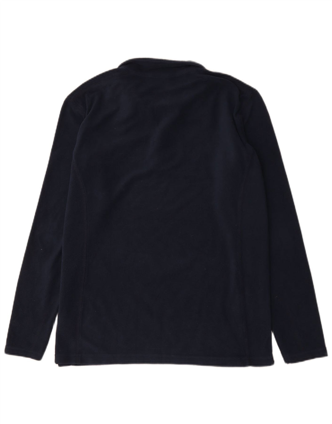 Maglione in pile da uomo Columbia con zip e collo, grande, in poliestere blu navy