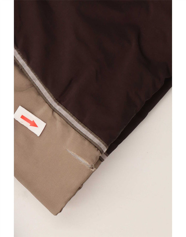 Giacca da sci trapuntata imbottita da donna Max & Co. UK 12 Colorblock marrone medio