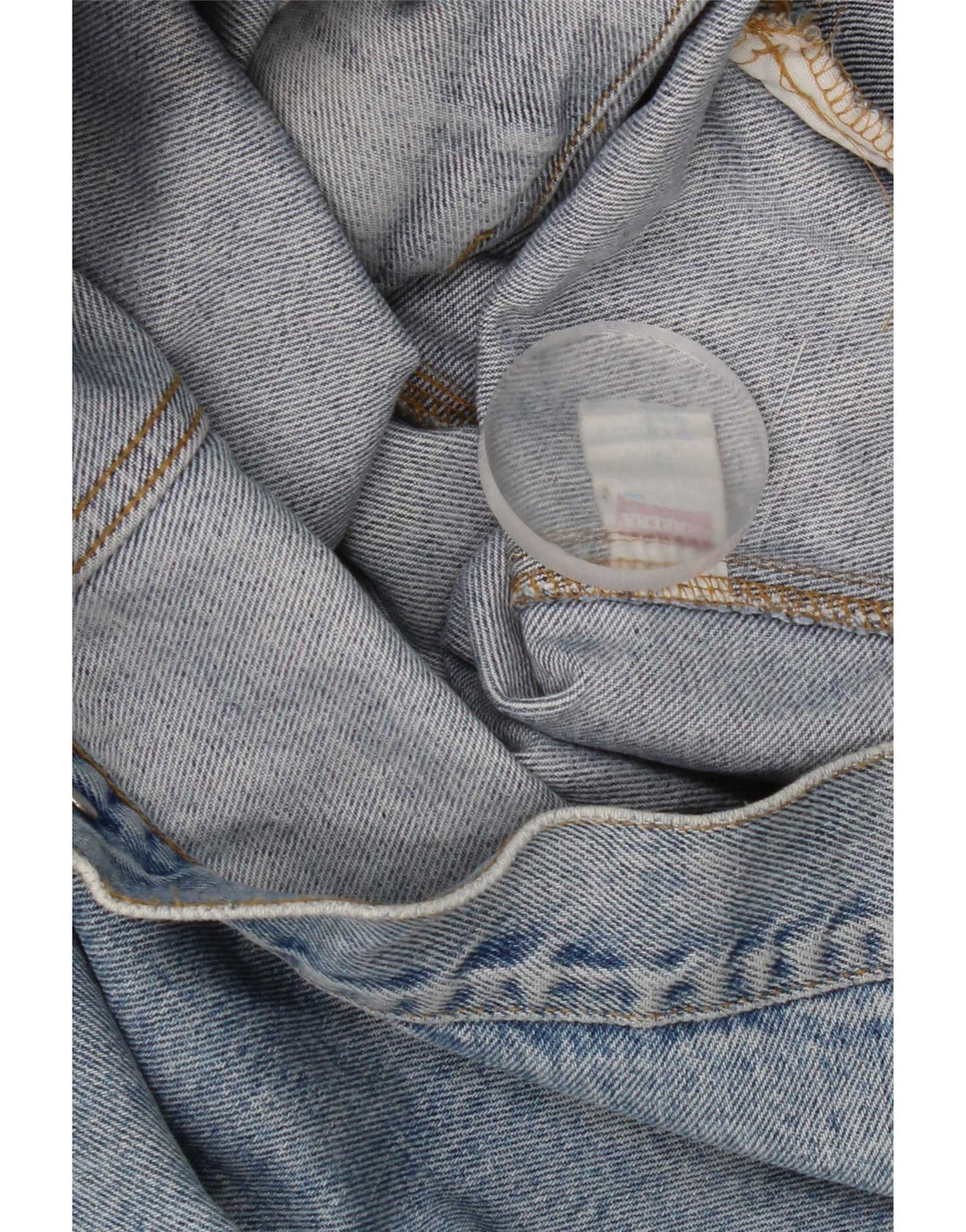 Giacca da uomo in denim invecchiato Carrera UK 36 piccolo cotone blu