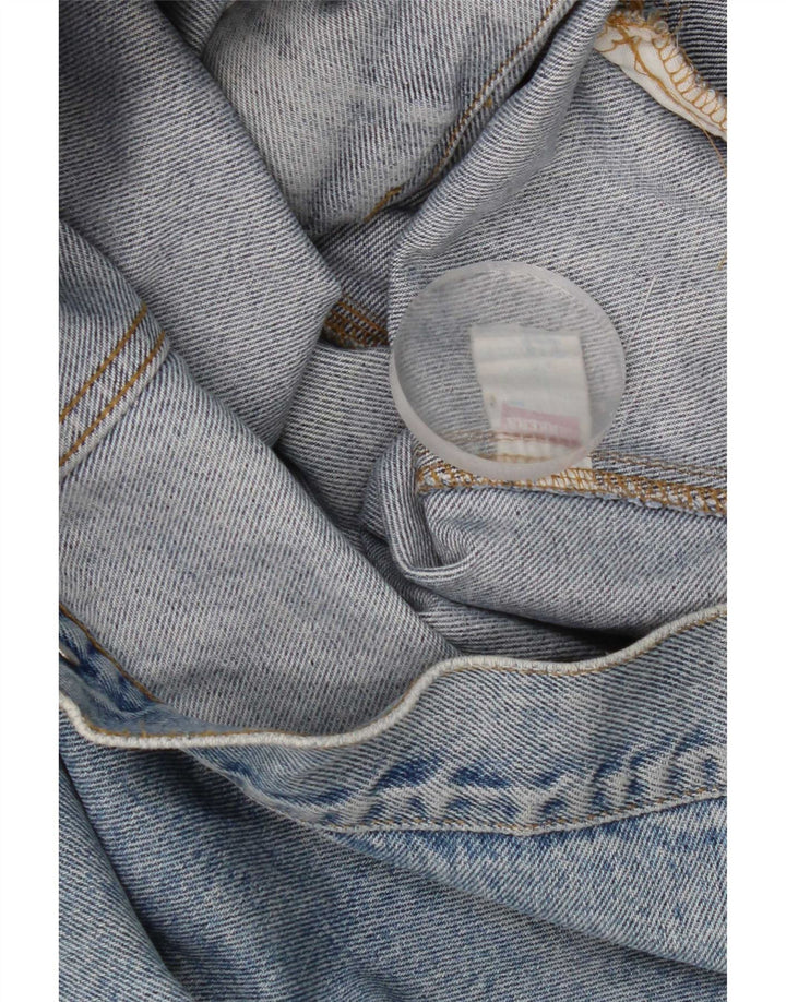 Giacca da uomo in denim invecchiato Carrera UK 36 piccolo cotone blu