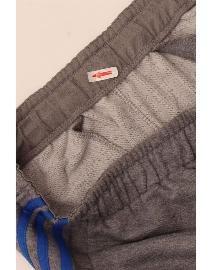 Pantaloni da tuta Adidas Climalite da uomo, pantaloni da jogging, grandi, in poliestere grigio