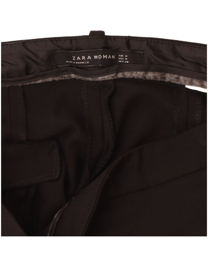 Pantaloni casual slim da donna Zara medi W30 L27 neri