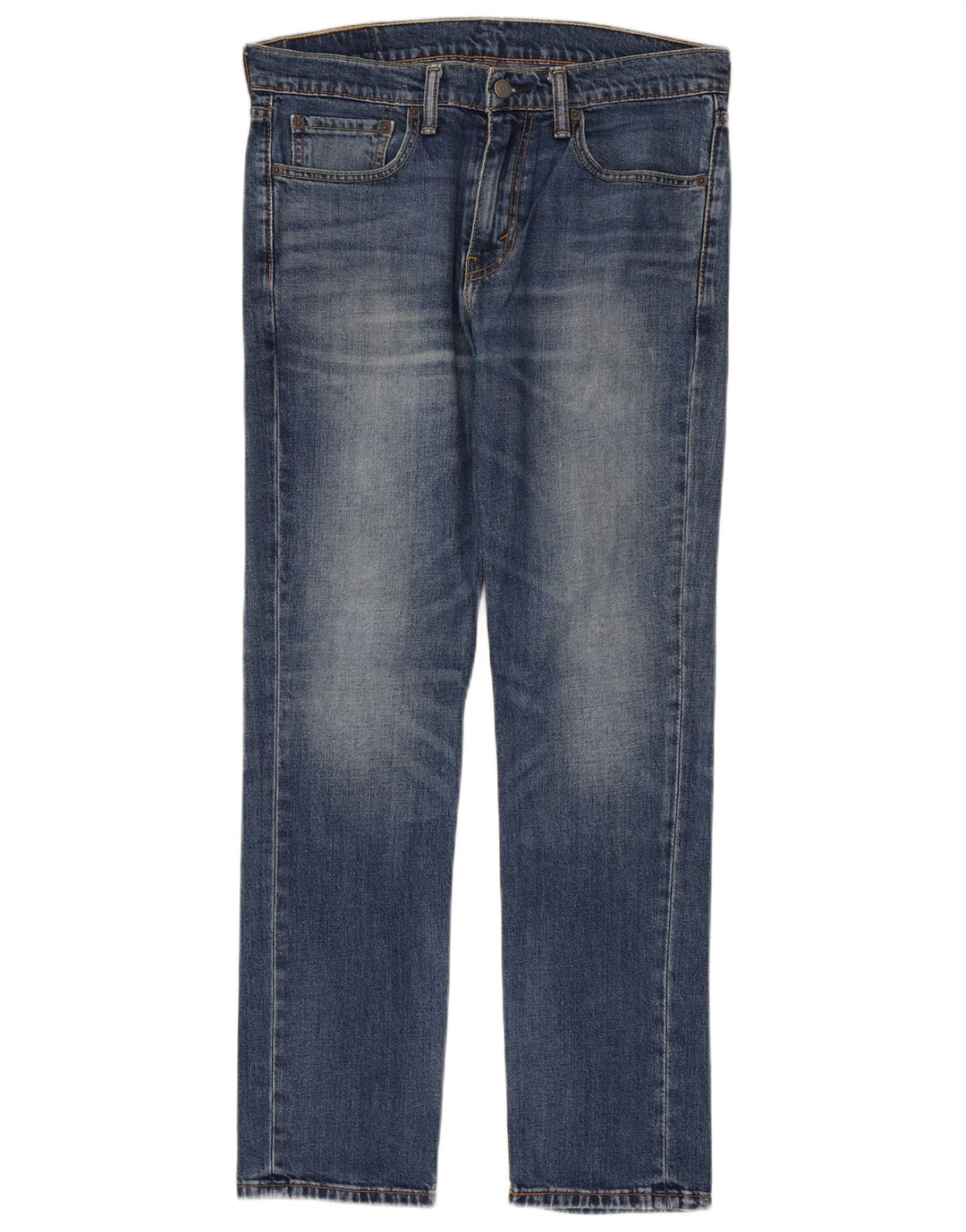 Levi's Uomo 511 Slim Jeans W33 L32 Cotone Blu