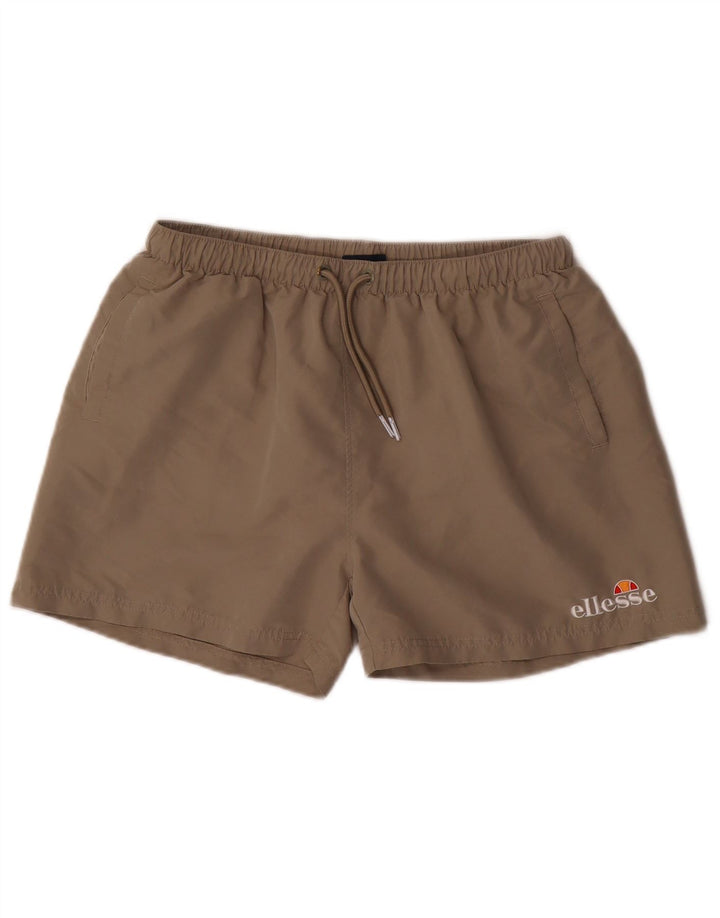 Pantaloncini da bagno da uomo Ellesse medio poliestere kaki