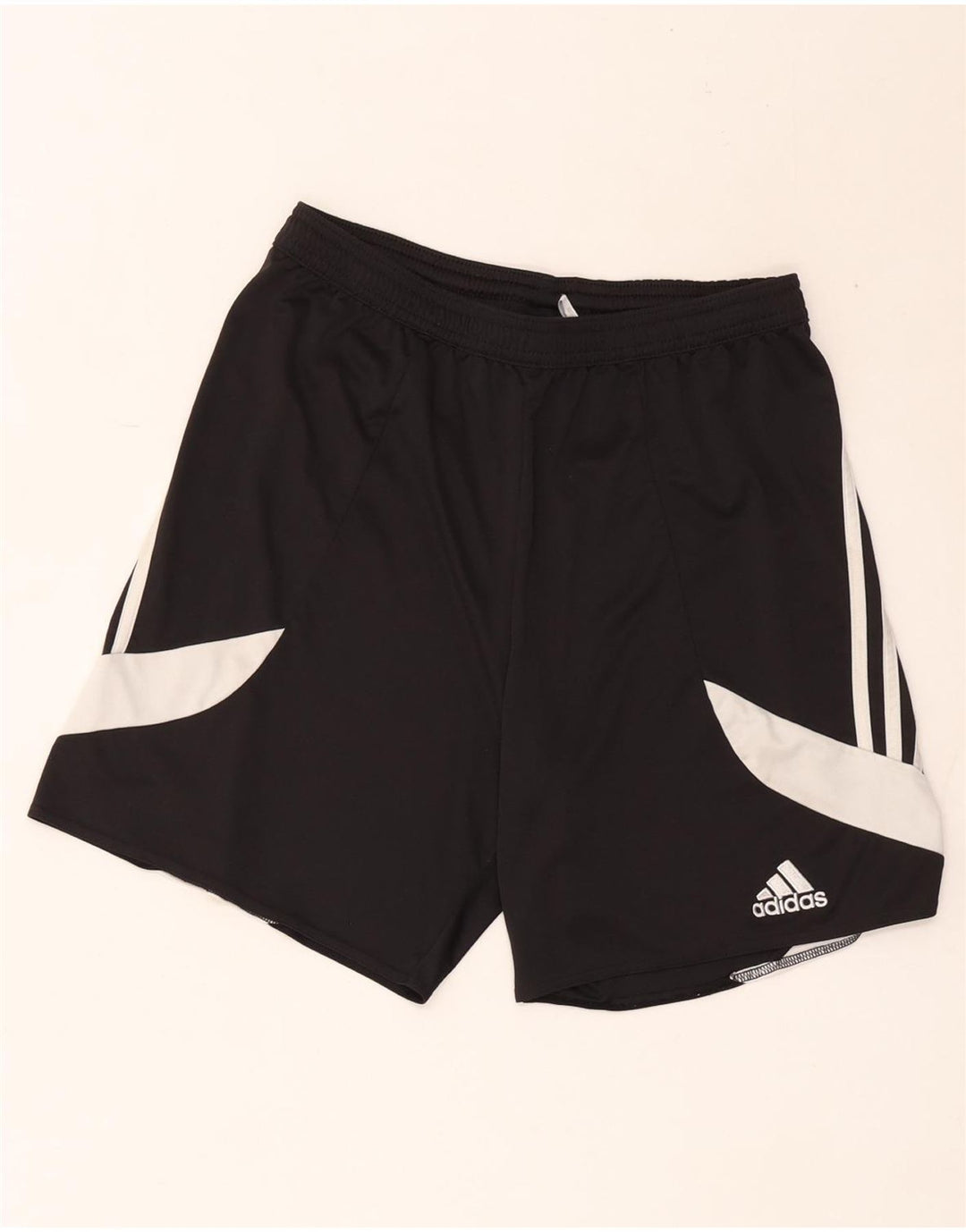 Pantaloncini sportivi Adidas Climalite da uomo, poliestere color block medio nero