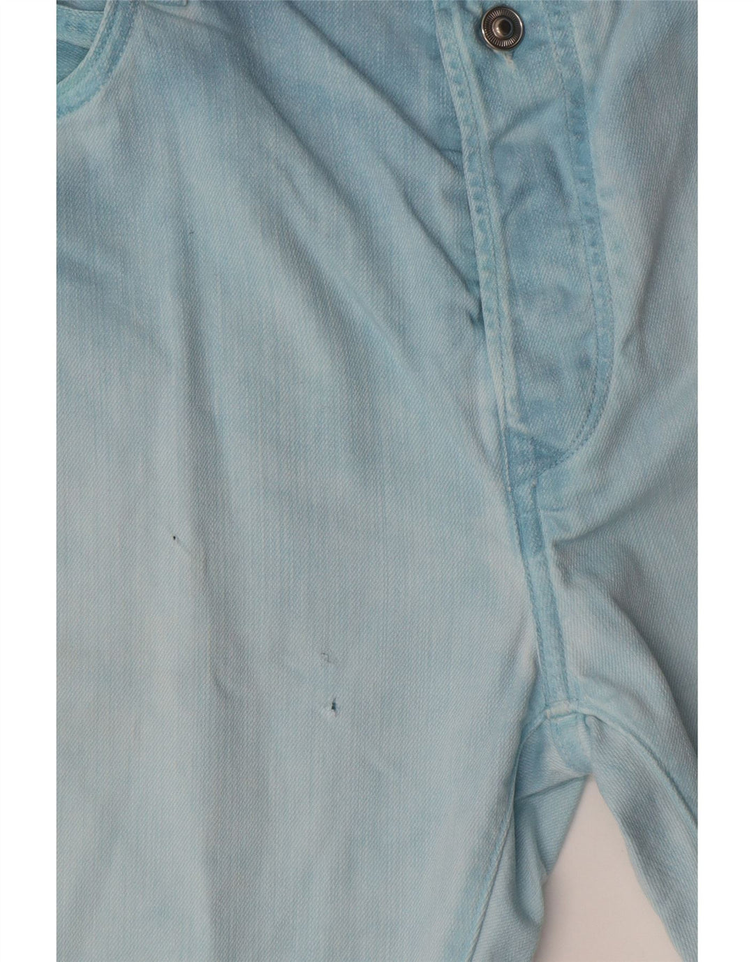 Pantaloncini di jeans da uomo Replay W34 Large in cotone blu