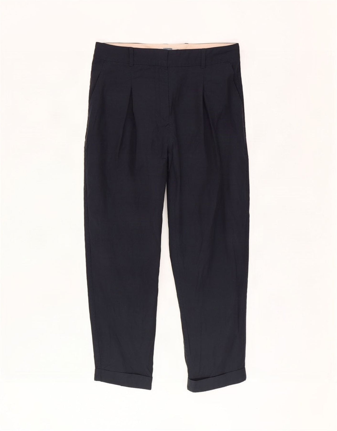 Pantaloni corti da donna Cos EU 36 Small W30 L23 Blu Navy Cupro