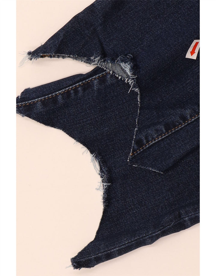 Levi's Donna 724 Crop Jeans dritti a vita alta W28 L23 Blu
