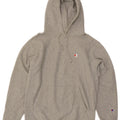 Maglione con cappuccio Champion Reverse Weave da uomo in cotone chiazzato grigio medio