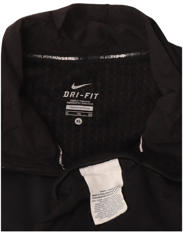 Giacca da tuta Nike Dri Fit da uomo XL in poliestere blu navy