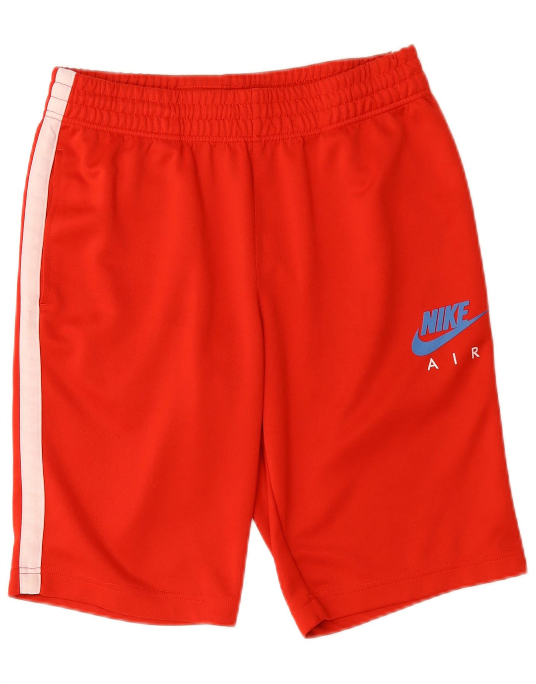 Pantaloncini sportivi Nike da uomo in poliestere color block rosso medio