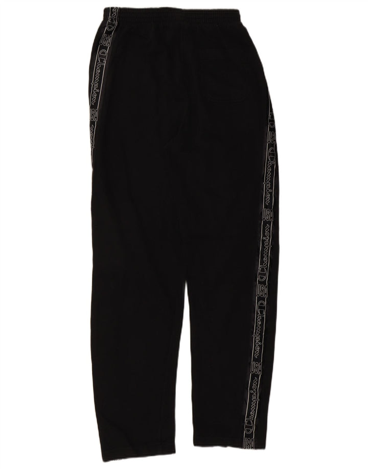 Pantaloni da tuta con grafica da uomo CHAMPION piccoli neri