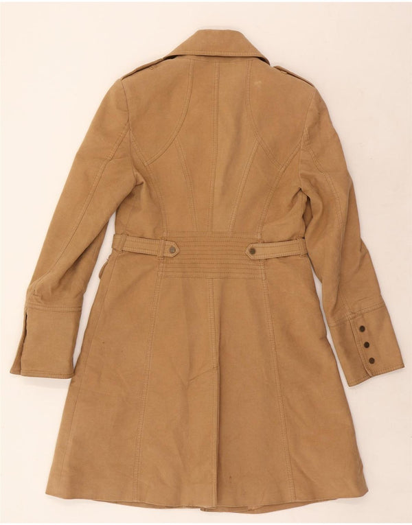 Soprabito militare da donna Karen Millen UK 12 Cotone marrone medio