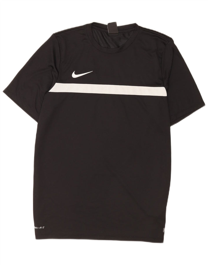 T-shirt Nike da uomo Dri Fit Top XL poliestere color block nero