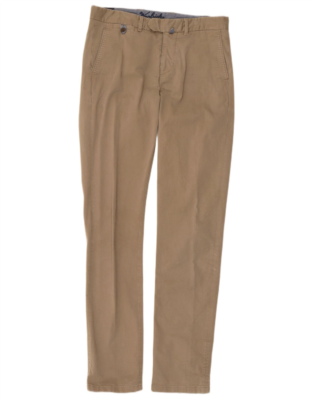 Pantaloni chino slim da uomo Woolrich W30 L33 in cotone beige