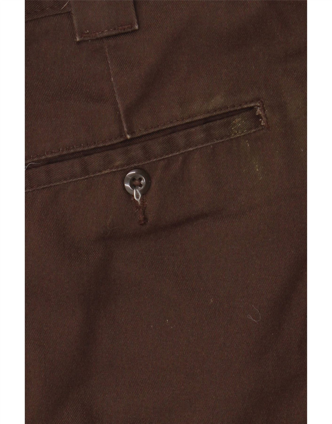 Pantaloni chino slim fit da uomo Dickies W32 L32 poliestere marrone