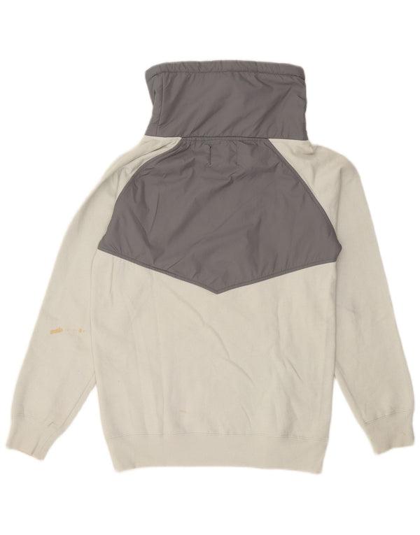 Felpa da donna VANS maglione UK 10 Small White Colourblock in cotone